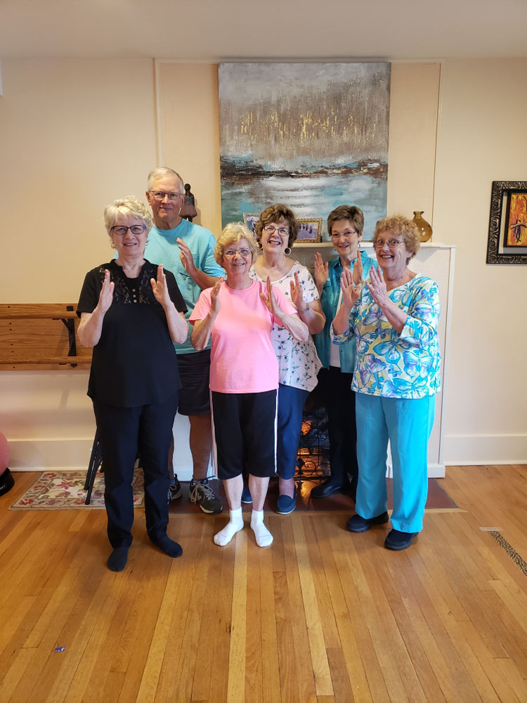 Tai chi for Wellness, morning class in gentle Sun style