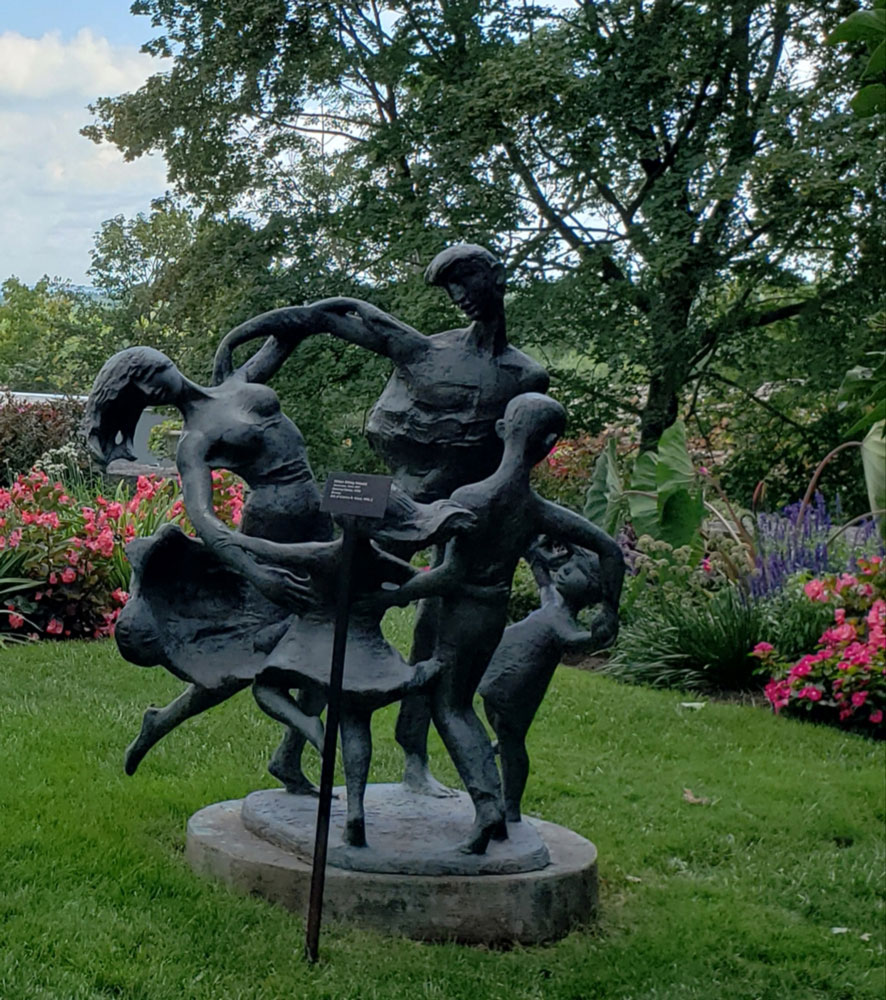 Dancing Family sculpture, Hyde Museum.