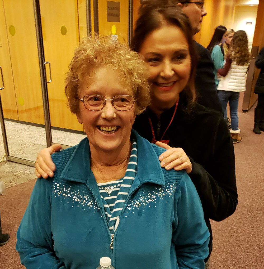 After Saratoga City Ballet Nutcracker Ballet, 2019 with friend Sarah